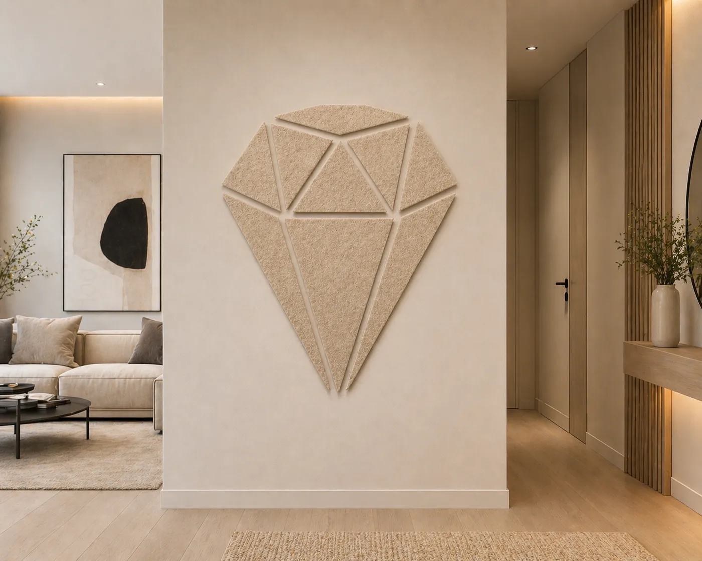 Keçe Origami Dekor - DIAMOND