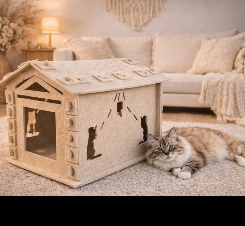 PONÇİK kedi evi