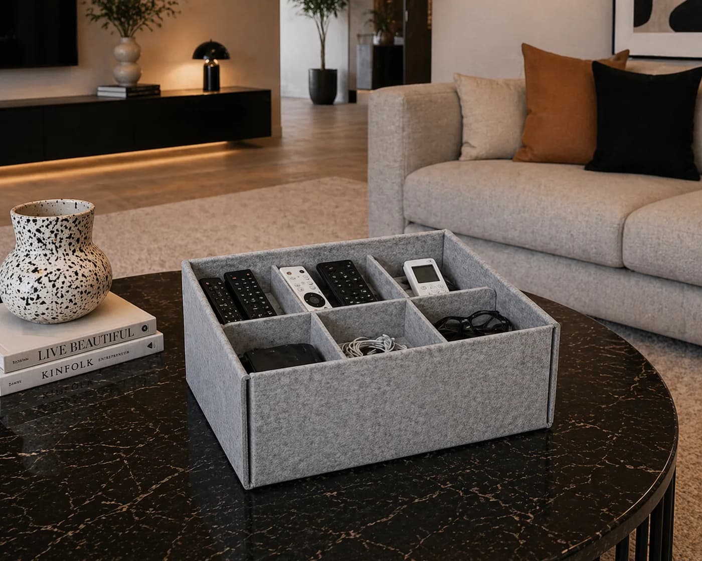 Modern Keçe Organizer - SALON