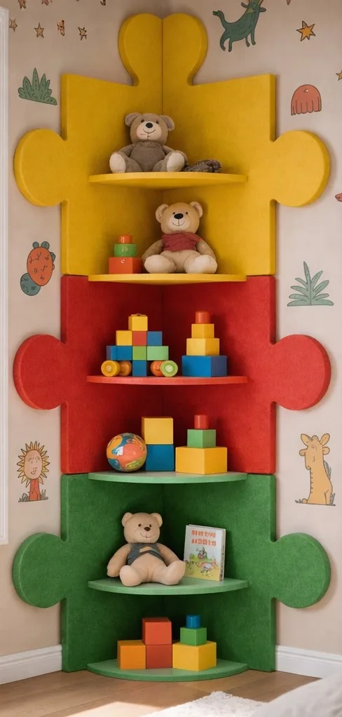 Keçe Çocuk Rafı - PUZZLE